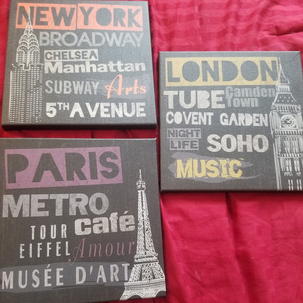 IKEA Canvas Wall Art - 3 Pack